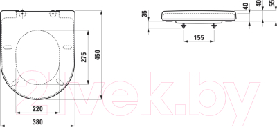 Унитаз подвесной с инсталляцией Laufen Rimless Pro 8209660000001 + 8969513000001 + 38772001