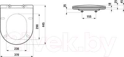 Унитаз подвесной с инсталляцией Laufen Rimless Pro 8209660000001 + 8989660000001 + E5504-NF + E4316-CP