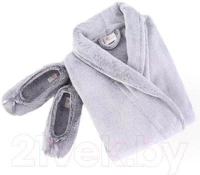 Комплект домашней одежды Arya Wellsoft Daisy + тапочки / 8680943084552 (р.M, серый)