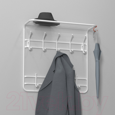 Вешалка для одежды ЗМИ 60 ВСП 8 (белый)