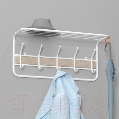 Вешалка для одежды ЗМИ 21В ВСП 21В (белый)