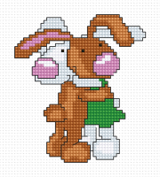 

Набор для вышивания Luca-S, Зайчики / B040