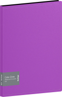 Папка для бумаг Berlingo Color Zone / AVp_40107 (40 вкладышей, фиолетовый) - 