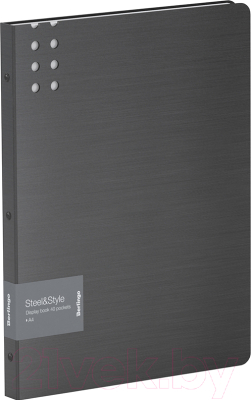 Изображение товара Папка для бумаг Berlingo Steel&Style / PPf_96001 (40 вкладышей, черный)