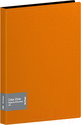 Папка для бумаг Berlingo Color Zone / AVp_80116 (80 вкладышей, оранжевый)