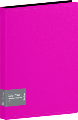 Папка для бумаг Berlingo Color Zone / AVp_80113 (80 вкладышей, розовый)