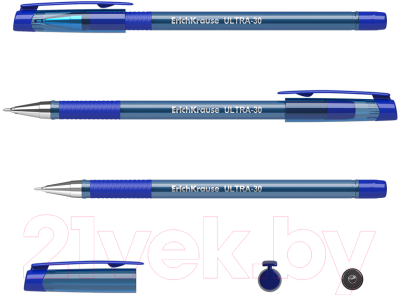 Изображение товара Ручка шариковая Erich Krause Ultra-30 Original / 55392 (синий)