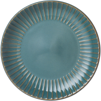 Тарелка закусочная (десертная) Lefard Stripe Collection / 191-232 (лазурно-синий) - 