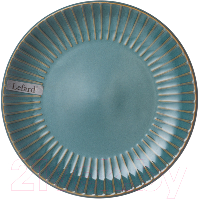 Тарелка закусочная (десертная) Lefard Stripe Collection / 191-232 (лазурно-синий)
