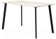Обеденный стол Millwood Шанхай Л18 120x70 (дуб белый Craft/металл черный) - 