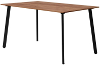 Обеденный стол Millwood Шанхай Л18 130x80 (дуб табачный Craft/металл черный) - 