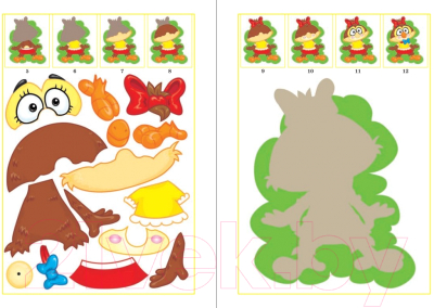 Изображение товара Развивающая книга Попурри Собери коллекцию веселых друзей. Сова