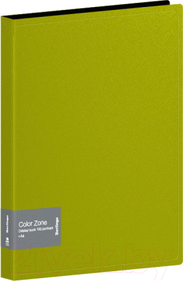 Папка для бумаг Berlingo Color Zone / AVp_100119 (100 вкладышей, салатовый)