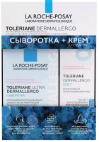 Набор косметики для лица La Roche-Posay Toleriane Ultra Dermallergo сыворотка+крем (20мл+40мл) - 