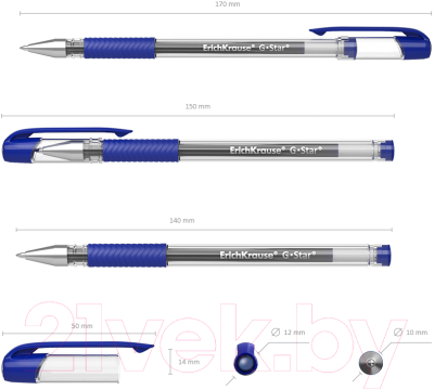 Изображение товара Ручка гелевая Erich Krause G-Star Classic / 54536 (синий)