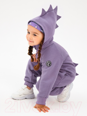 Комбинезон для малышей Amarobaby Dino / AB-OD22-DINO502/17-104 (сиреневый, р. 104-110)