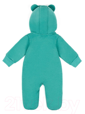 Комбинезон для малышей Amarobaby Honey Bear / AB-OD22-HB302/32-74 (мятный, р. 68-74)