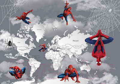Фотообои листовые Citydecor Superhero Spiderman 1 (200x140)