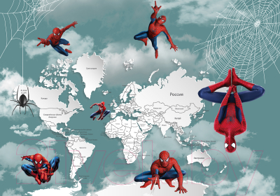 Фотообои листовые Citydecor Superhero Spiderman 2 (200x140)