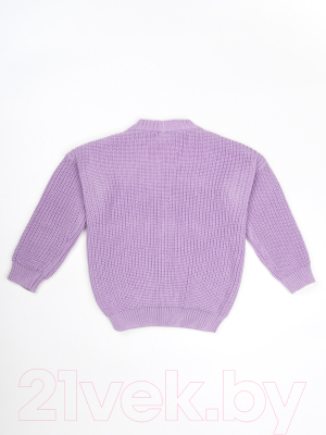 Кардиган детский Amarobaby Knit / AB-OD21-KNIT19/17-110 (сиреневый, р. 110)