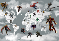 Фотообои листовые Citydecor Superhero 1 (200x140) - 