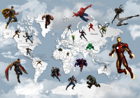 Фотообои листовые Citydecor Superhero 2 (200x140) - 