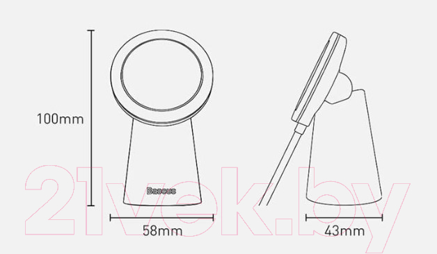 Зарядное устройство беспроводное Baseus Simple Magnetic / CCJJ000001