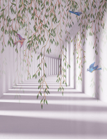 Фотообои листовые Citydecor Flower Tunnel 3D 5 (200x260) - 