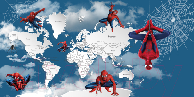 Фотообои листовые Citydecor Superhero Spiderman 4 (300x150)