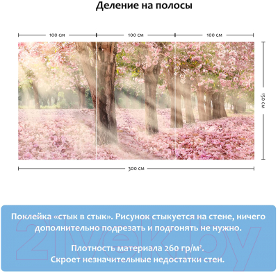 Фотообои листовые Citydecor Сказочная природа 5 (300x150)