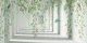 Фотообои листовые Citydecor Flower Tunnel 3D 3 (300x150) - 