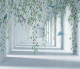Фотообои листовые Citydecor Flower Tunnel 3D 2 (300x260) - 