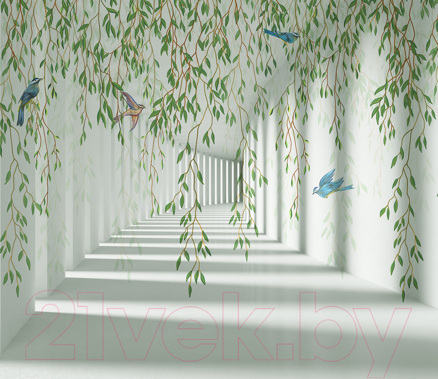 Фотообои листовые Citydecor Flower Tunnel 3D 3