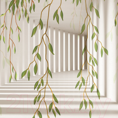 Фотообои листовые Citydecor Flower Tunnel 3D 4 (300x260)