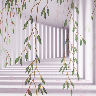 Фотообои листовые Citydecor Flower Tunnel 3D 5 (300x260)