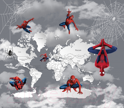 Фотообои листовые Citydecor Superhero Spiderman 1 (300x260)