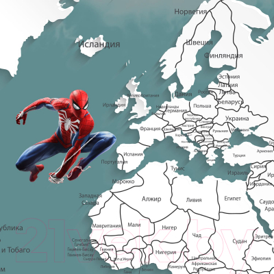 Фотообои листовые Citydecor Superhero Spiderman 2 (300x260)