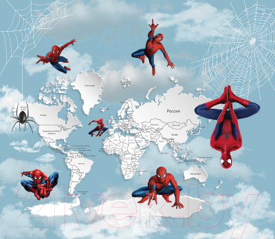 Фотообои листовые Citydecor Superhero Spiderman 3 (300x260)