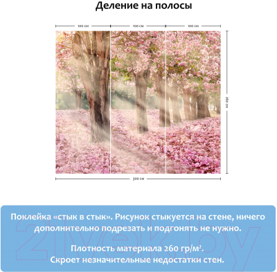 Фотообои листовые Citydecor Сказочная природа 5 (300x260)