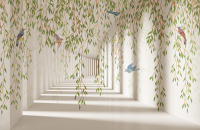 Фотообои листовые Citydecor Flower Tunnel 3D 4 (400x260) - 