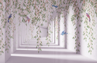 Фотообои листовые Citydecor Flower Tunnel 3D 5 (400x260) - 