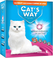 Наполнитель для туалета Cat's Way Box Baby Powder PREMIUM / CTSWYBX06-007 (6л/5кг) - 