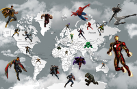Фотообои листовые Citydecor Superhero 1 (400x260) - 