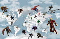 Фотообои листовые Citydecor Superhero 2 (400x260) - 