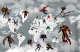 Фотообои листовые Citydecor Superhero 4 (400x260, карта мира с ростомером) - 