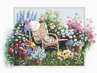 Набор для вышивания Luca-S Цветущий сад / B2344