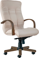 Кресло офисное Белс Амбассадор Extra PU / 400000-05/SF18 (экокожа бежевый) - 