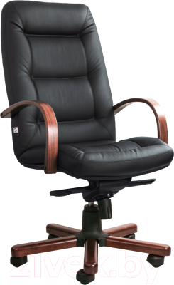 Кресло офисное Белс Сенатор Extra A SP / 400290-75/SPA (натуральная кожа, черный)