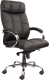 Кресло офисное Белс Астория Steel Chrome-St PU / 410800-30/PU01 (экокожа черный) - 
