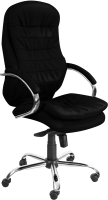 Кресло офисное Белс Монтана Steel Chrome-St PU / 415030/PU01 (экокожа, черный) - 